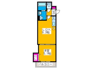 ラモーナ巽北Ⅱの物件間取画像